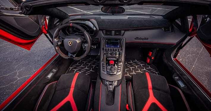 Lamborghini aventador SV rental Dubai
