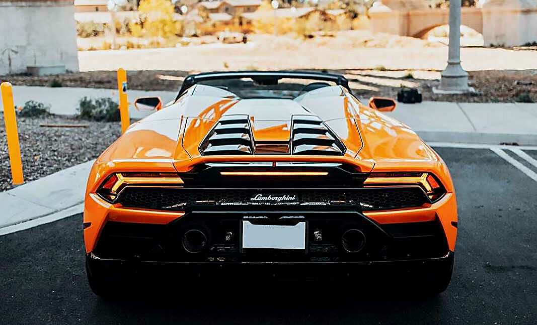 Rent Lamborghini Huracan LP610 Orange in Dubai 2