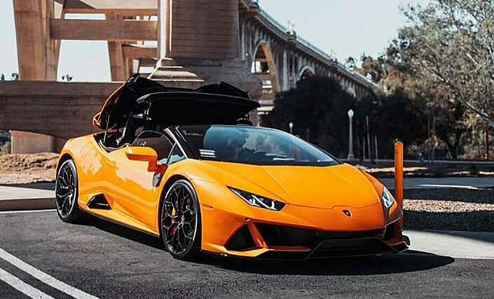 Rent Lamborghini Huracan LP610 Orange in Dubai 5
