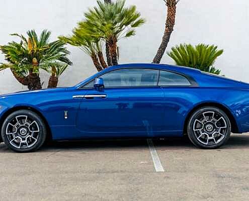 Rolls Royce Wraith Blue rent Dubai