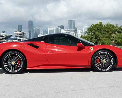 Rent Ferrari GTB Red in Dubai 4