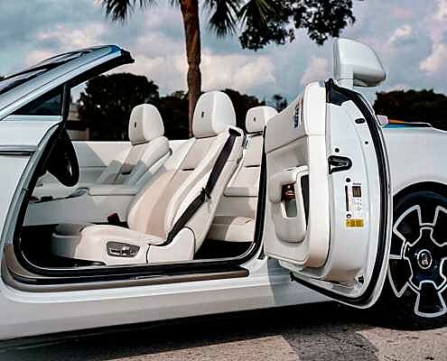 Rolls Royce Dawn White - Interior